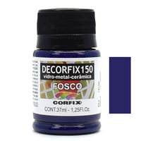 Tinta Decorfix 150 Fosca 37ml - Metal, Vidro e Cerâmica 441 azul royal