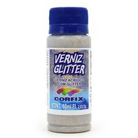 Verniz Glitter 60ml - Corfix 501 ouro