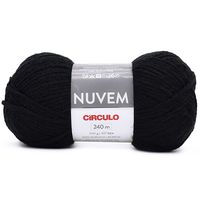 Fio Nuvem Círculo 100g 8990 preto