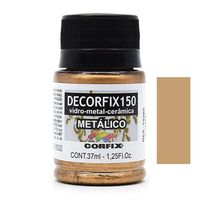 Tinta Decorfix 150 Metálico 37ml - Metal, Vidro e Cerâmica 394 cobre