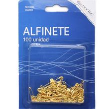 Alfinete de Segurança Ouro n°000 - 100 Unidades