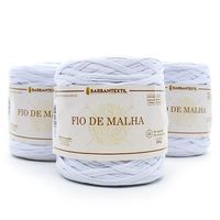 Fio de Malha Barbantextil - 140 Metros Tons de branco