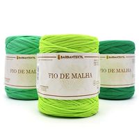 Fio de Malha Barbantextil - 140 Metros Tons de verde