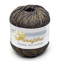 Linha Purafibra TB 100g - 2 105 dourado/azul