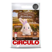 Kit Meu Primeiro Amigurumi Fazendinha Círculo - Coelhinha