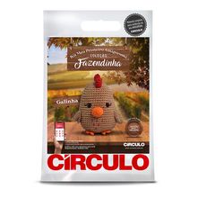 Kit Meu Primeiro Amigurumi Fazendinha Círculo - Galinha