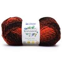 Fio Cisne Esplendor 100g 00110 mescla vermelho