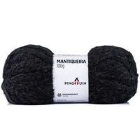 Fio Mantiqueira Pingouin 100g 0100 preto