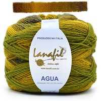 Fio Água 200g - Filati Di.Vè  109162 mescla verde