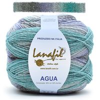 Fio Água 200g - Filati Di.Vè  61823 mescla verde água