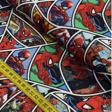 Tecido Estampado para Patchwork - Marvel Homem Aranha : Spider Man Universo (0,50x1,40)