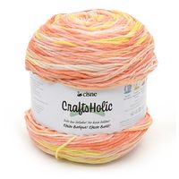 Fio Cisne CraftsHolic 140g - Efeito Batik 01220 - mescla laranja