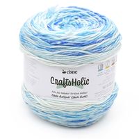 Fio Cisne CraftsHolic 140g 01211 - mescla azul