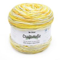 Fio Cisne CraftsHolic 140g - Efeito Batik 01217 - mescla amarelo