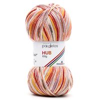 Fio Hub Pingouin 100g - Fio para Meias 5168 red blend