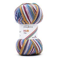 Fio Hub Pingouin 100g - Fio para Meias 5167 ultra color