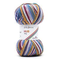 Fio Hub Pingouin 100g - Coleção Paralelos 5167 ultra color