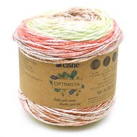 Fio Cisne Optimista 100g - 100% Algodão 00663 tie dye claro