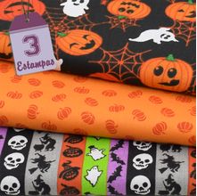 Kit de Tecido New Halloween (50x150) 3 Estampas