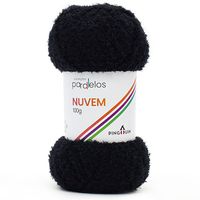 Fio Nuvem Pingouin 100g - Coleção Paralelos 0100 preto