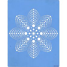 Stencil Arte Fácil 18 x 23 cm - ST-872 Flor Bolinha