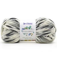 Fio Cisne Equilíbrio 100g 08632 mescla preto e branco