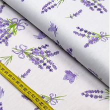 Tecido Estampado para Patchwork - MC Lavanda : Floral (0,50x1,40)
