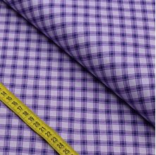 Tecido Estampado para Patchwork - MC Lavanda : Xadrez Lilás (0,50x1,40)