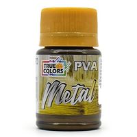 Tinta PVA Metal True Colors 37ml - Cores Metálicas 7981 ouro negro