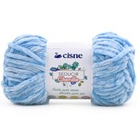 Fio Cisne Seducir Chenille 50g 00306 azul turquesa