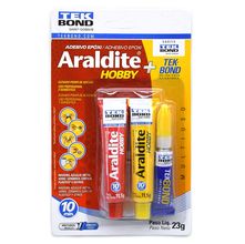 Kit Cola Araldite Hobby + Cola Instantânea Tekbond