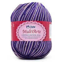 Barbante Cisne MultiArte Multicolor 400g - Saldão 108 mesclas tons de roxo