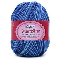 Barbante Cisne MultiArte Multicolor 400g - Saldão 148 mesclas tons de azul