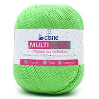 Barbante Cisne MultiArte nº 6 400g - Saldão 230 verde