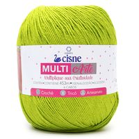 Barbante Cisne MultiArte nº 6 400g - Saldão 255 verde grama