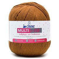 Barbante Cisne MultiArte nº 6 400g - Saldão 351 terra molhada