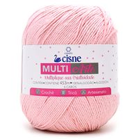 Barbante Cisne MultiArte nº 6 400g - Saldão 023 rosa candy