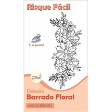 Risque Fácil Márcia Caires - Barrado Floral Médio