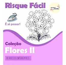 Risque Fácil Márcia Caires - Floral II Pequeno