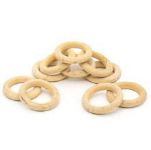 Argola de Madeira 3,8cm - 10 unidades