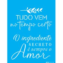 Stencil Opa 15 X 20 cm - Frases Motivacionais - 3378