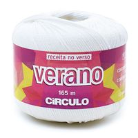 Linha Verano Círculo 50g 8001 branco