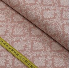 Tecido Estampado para Patchwork - Secret Garden : Millyta Vergara Arabesco Fundo Rose (0,50x1,40)