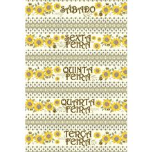 Tecido Estampado Para Patchwork - Girassol Cor 2628 (0,60X1,50)