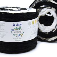 Fio Cisne Adore 240g 00180 mescla preto e branco
