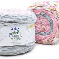 Fio Cisne Adore 240g 00120 mescla rosa bebê