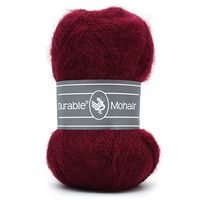 Fio Durable Mohair 50g - Durable Yarn 0222 bordo