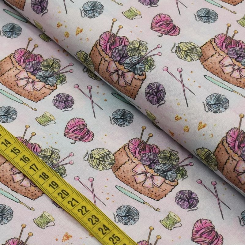 Tecido Estampado para Patchwork - Xadrez Pink (0,50x1,40) - Bazar Horizonte