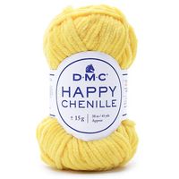 Fio DMC Happy Chenille 15g 14 amarelo