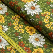 Tecido Estampado para Patchwork - Floral Splendor : Splendor Eucalipto (0,50x1,40)